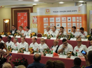 18/08/2014, konferencja prasowa po 22. Mistrzostwach Europy obrazek 18