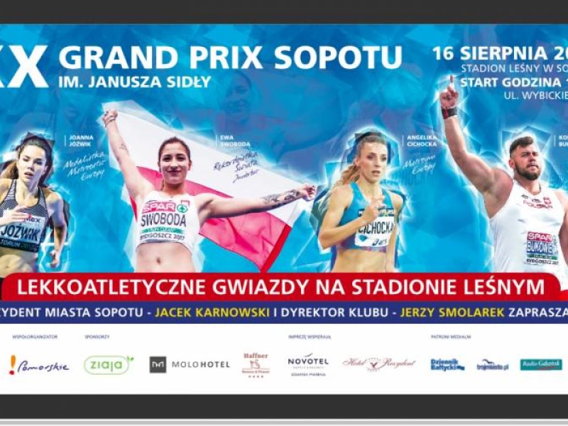 Jubileuszowe GP Sopotu im. Janusza Sidły